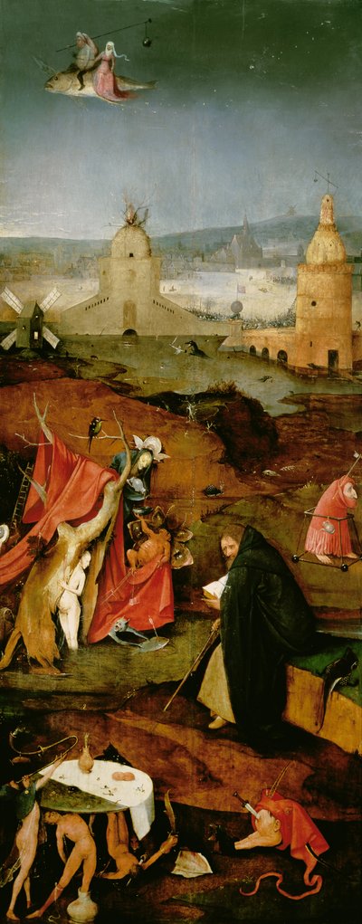 Temptation of St. Anthony (right hand panel) by Hieronymus Bosch